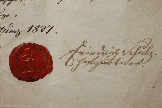 Gesellenbrief eines Gärtners Sachsen-Coburg 1824 - photo 7