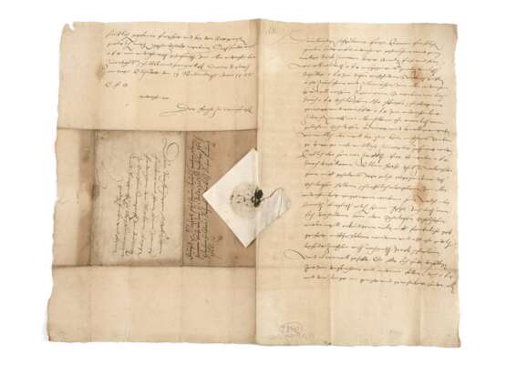 Historischer Brief des Rates von Creuzburg - photo 1