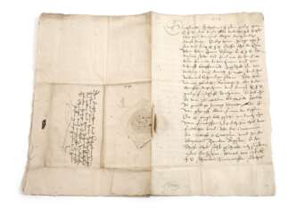 Historischer Brief des Rates von Gotha