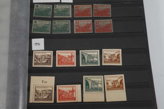Konvolut Briefmarken Besatzung, Berlin und Welt - photo 7