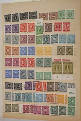 Konvolut Briefmarken Besatzung, Berlin und Welt - photo 11
