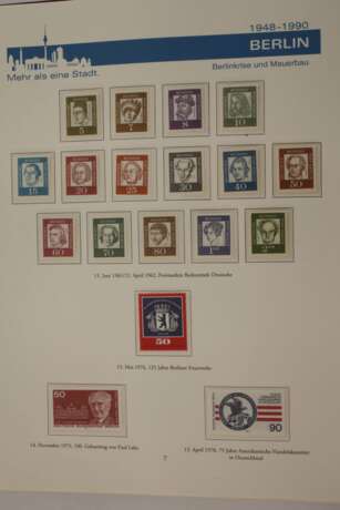 Briefmarkensammlung Berlin - Foto 5