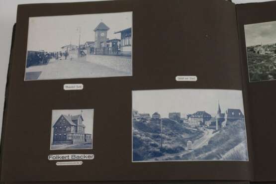 Ansichtskartenalbum Juist, Helgoland, Hamburg - Foto 4