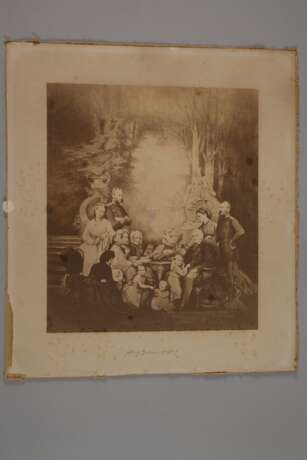 1Foto König Johann von Sachsen nebst Familie - photo 2