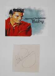 Elvis Presley, Karte und Autograf