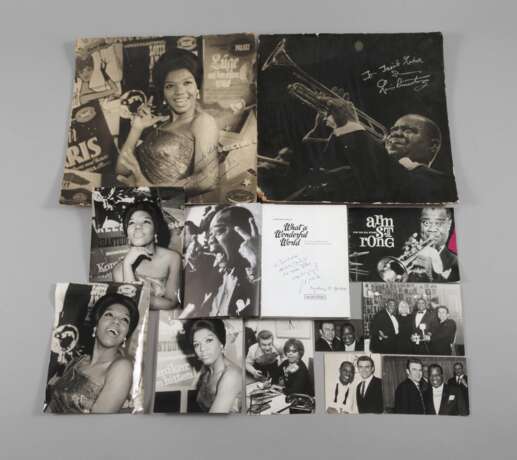 Autographe Louis Armstrong und Jewel Brown - photo 1