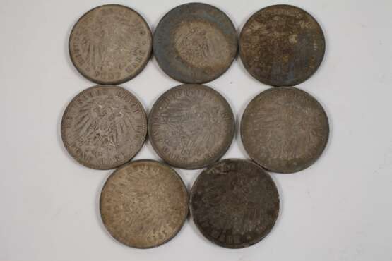 Konvolut 5 Reichsmark Silbermünzen - фото 3