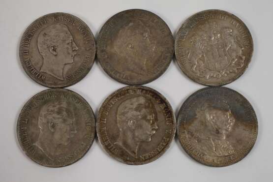 Konvolut 5 Reichsmark Silbermünzen - фото 4