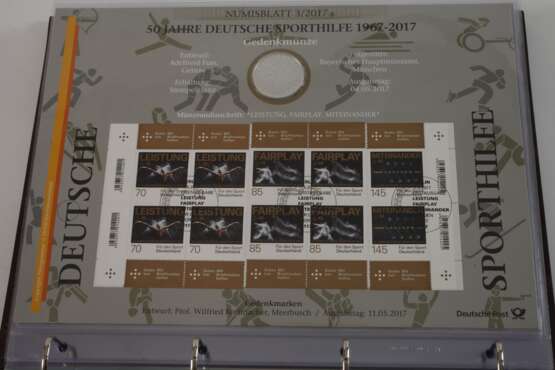 Konvolut Numisblätter 20 Euro - Foto 3