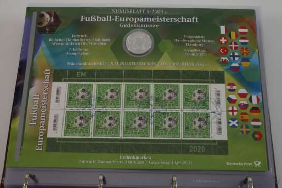 Konvolut Numisblätter 20 Euro - Foto 6