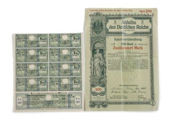 Kriegsanleihen 1. Weltkrieg - Foto 1