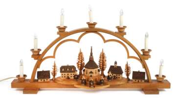 Müller Kleinkunst Schwibbogen &quot;Seiffener Dorf&quot; 