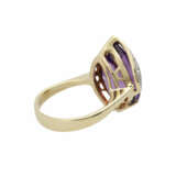 Ring mit Amethyst im Fantasieschliff - photo 3