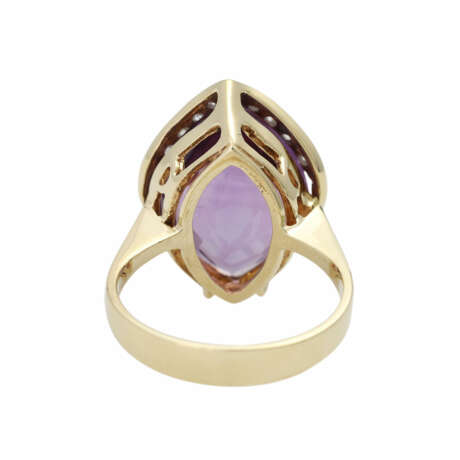 Ring mit Amethyst im Fantasieschliff - photo 4