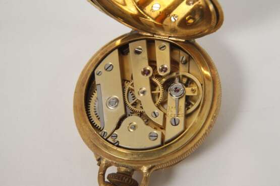 Feine Damenhängeuhr Gold - Foto 4