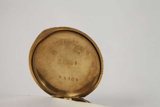 Feine Damenhängeuhr Gold - Foto 5