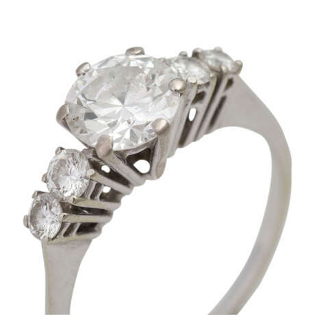 Ring mit Altschliffdiamant, ca. 1,2 ct, WEISS-LGW (H-I)/P1, - photo 5