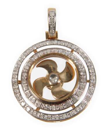 Kinetischer Anhänger mit Diamanten - photo 1