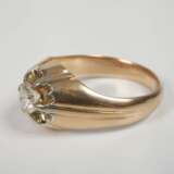 Herrenring mit Brillant von ca. 0,7 ct - photo 2