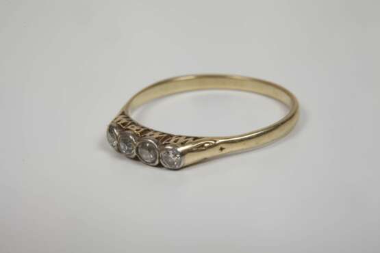 Damenring mit Diamanten - photo 2