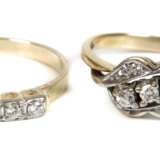 Zwei Diamantringe - photo 1