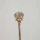 Reversnadel mit Altschliffdiamant von ca. 0,8 ct - Foto 2