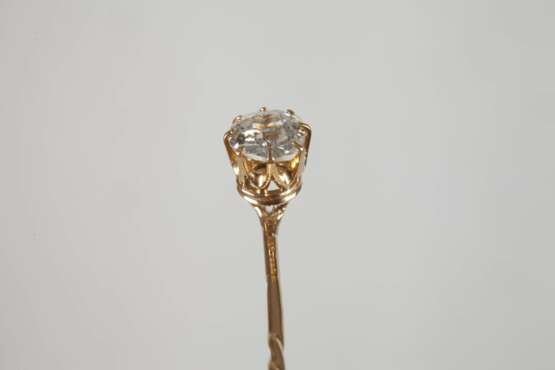 Reversnadel mit Altschliffdiamant von ca. 0,8 ct - Foto 2