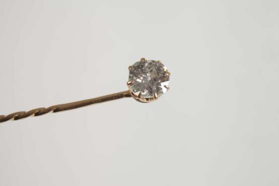 Reversnadel mit Altschliffdiamant von ca. 0,8 ct - Foto 3