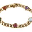 Schweres Armband mit Steinbesatz - Auktionspreise