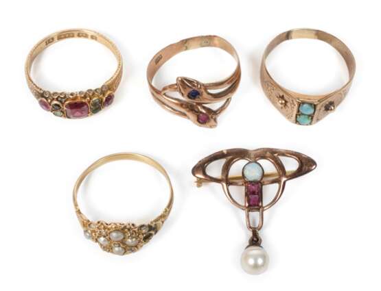 Konvolut Damenschmuck - Foto 1