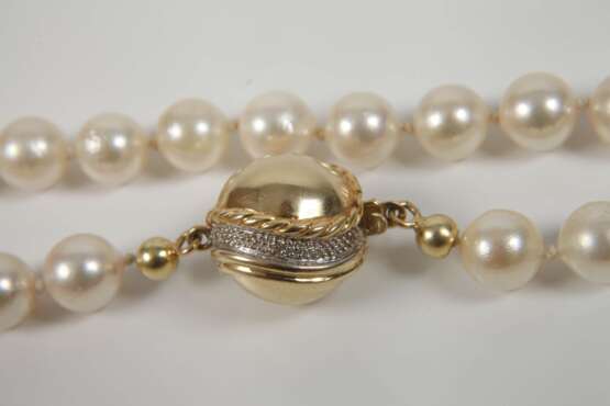 Lange Perlenkette - photo 2