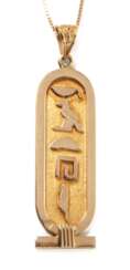 Anhänger mit Hieroglyphen 