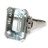 Damenring mit Aquamarin und Brillanten - photo 1