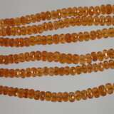 Collier mit Brillanten und Mandarin-Granat - Foto 2
