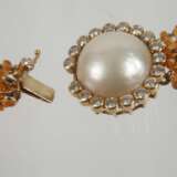 Collier mit Brillanten und Mandarin-Granat - Foto 3