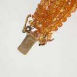 Collier mit Brillanten und Mandarin-Granat - Foto 4