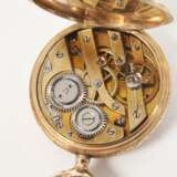 Jugendstil-Hängeuhr Emaille - photo 5