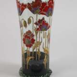 Fritz Heckert Vase mit Mohndekor - Foto 2