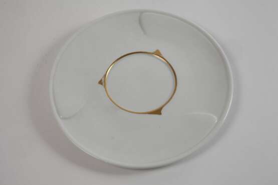 Meissen Teetasse mit Untertasse "Peitschenhieb" - Foto 3