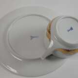 Meissen Teetasse mit Untertasse "Peitschenhieb" - Foto 4