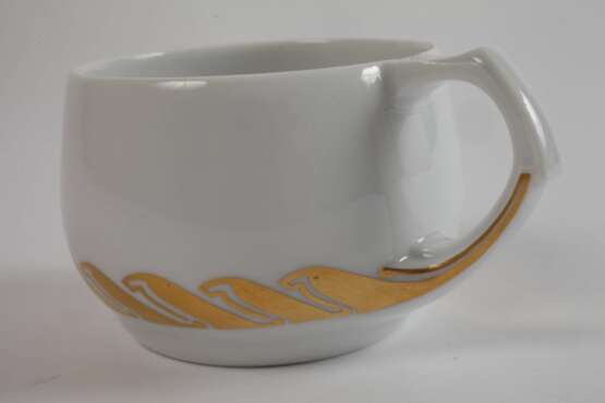 Meissen Teetasse mit Untertasse "Peitschenhieb" - Foto 5
