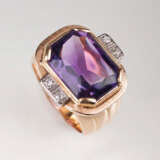 ''Vintage Amethyst-Diamant-Ring'' - фото 1