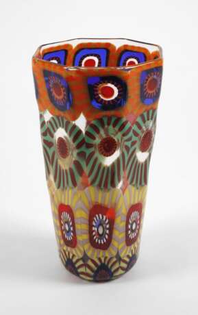 Murano Vase mit Murrinen - photo 1