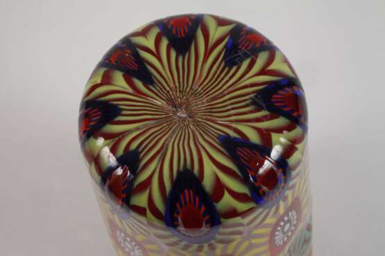 Murano Vase mit Murrinen - photo 3