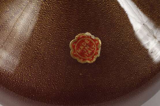 Murano Vase mit zerplatzter Goldfolie - photo 4