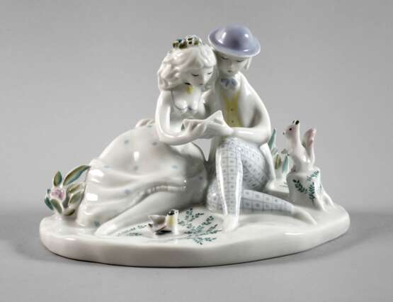 Rosenthal "Liebesromanze mit Buch" - photo 1