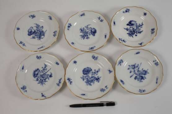 Meissen umfangreiches Speiseservice "Blaue Blume" - photo 10
