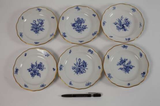 Meissen umfangreiches Speiseservice "Blaue Blume" - photo 12