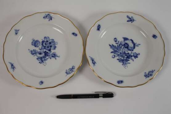 Meissen umfangreiches Speiseservice "Blaue Blume" - photo 13