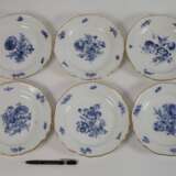 Meissen umfangreiches Speiseservice "Blaue Blume" - photo 14